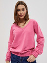 Moodo Sweatshirt roz pentru femei Moodo