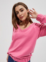 Moodo Sweatshirt roz pentru femei Moodo