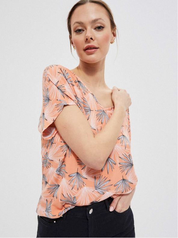 Moodo Tricou portocaliu pentru femei Moodo