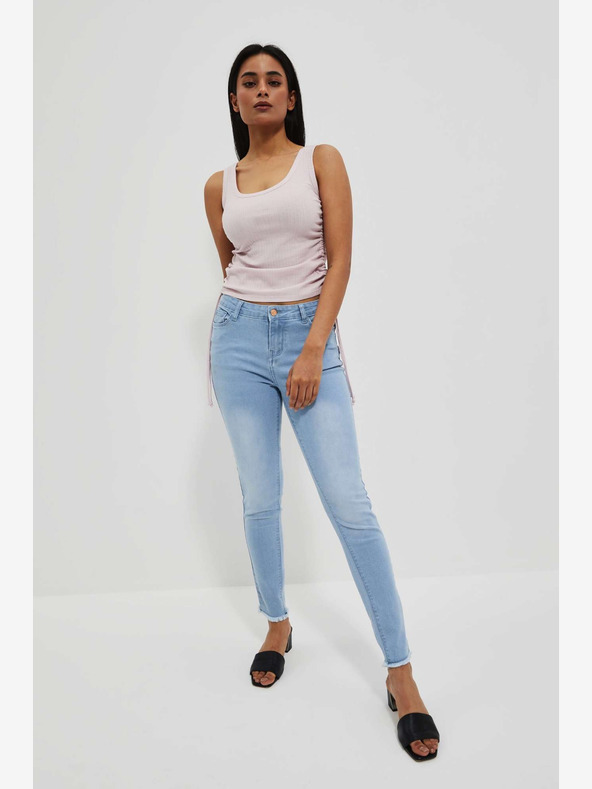 Moodo Tricou fără mâneci mov deschis Moodo