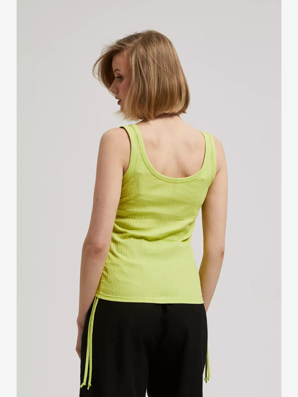 Moodo Tricou fără mâneci verde deschis Moodo