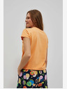 Moodo Tricou imprimat portocaliu Moodo
