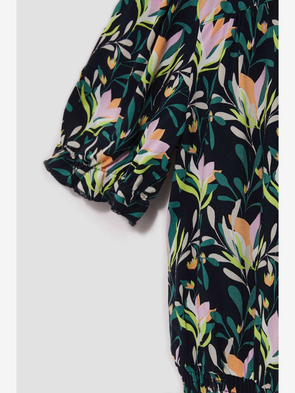 Moodo Bluză cu flori albastru închis Moodo