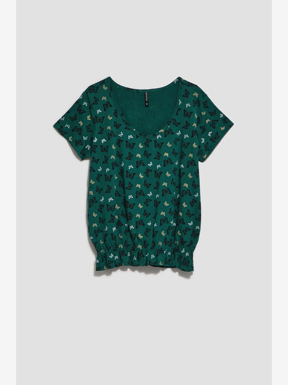 Moodo Bluză cu model verde Moodo