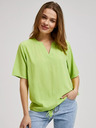 Moodo Bluză halter verde deschis Moodo
