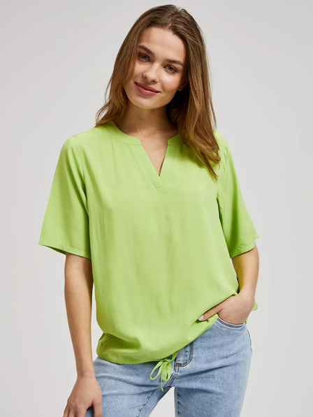 Moodo Bluză halter verde deschis Moodo
