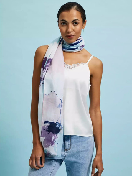 Moodo Eșarfă cu model mov Moodo