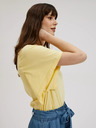 Moodo Cămașă galbenă cu mâneci largi Moodo