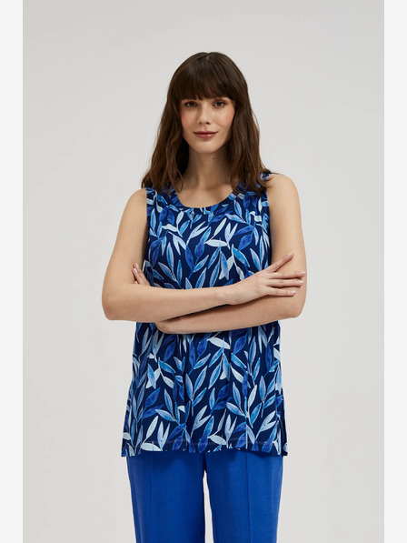 Moodo Top cu model albastru închis Moodo