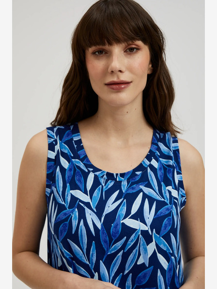 Moodo Top cu model albastru închis Moodo