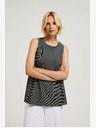 Moodo Top negru cu dungi Moodo