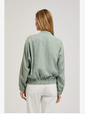 Moodo Bomber cu fermoar verde Moodo