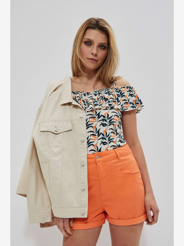 Moodo Pantaloni scurți portocalii Moodo, pentru femei