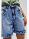 Moodo Pantaloni scurți din denim albastru pentru femei Moodo
