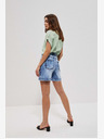 Moodo Pantaloni scurți din denim albastru pentru femei Moodo