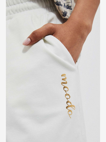 Moodo Pantaloni de trening Moodo albi, pentru femei