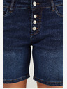 Moodo Pantaloni scurți din denim albastru închis pentru femei Moodo