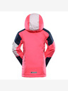 ALPINE PRO Geacă de schi pentru copii cu membrană ptx pentru zăpadă ALPINE PRO DEARO neon knockout pink