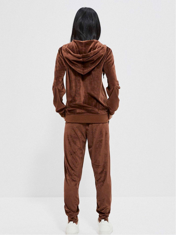 Moodo Pantaloni de trening maro pentru femei Moodo