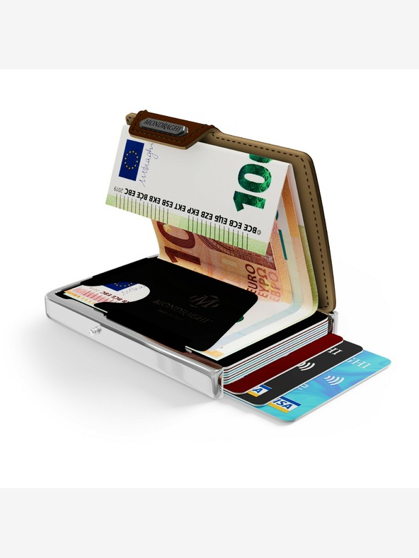 Mondraghi Portofel din piele maro Mondraghi Elegance