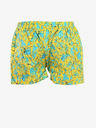 Styx Pantaloni scurți cu model Styx turcoaz și galben pentru bărbați