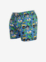 Styx Pantaloni scurți pentru bărbați cu model verde și albastru Styx