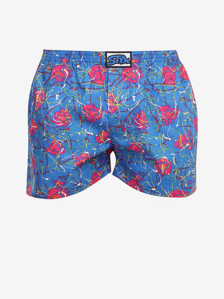 Styx Pantaloni scurți cu model Styx roz și albastru pentru bărbați