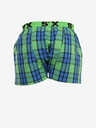 Styx Pantaloni scurți în carouri Styx albastru și verde pentru bărbați