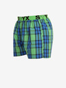 Styx Pantaloni scurți în carouri Styx albastru și verde pentru bărbați