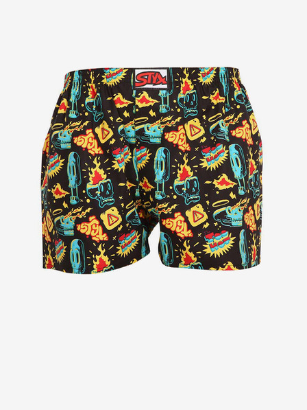 Styx Pantaloni scurți bărbați cu model negru și galben Styx art Toohot