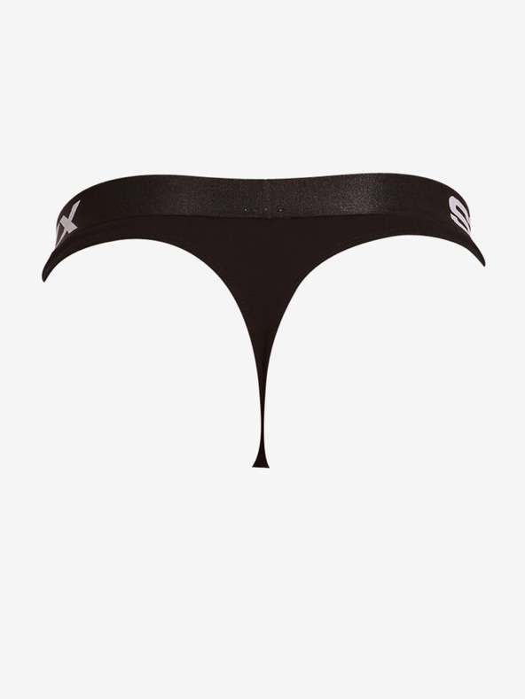 Styx Tanga negru pentru femei cu elastic sport Styx