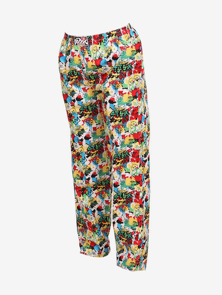 Styx Pantaloni de somn cu model galben și roșu Styx emoji