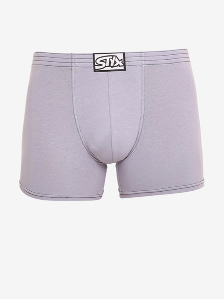 Styx Pantaloni scurți boxeri bărbați Styx long clasic gri deschis