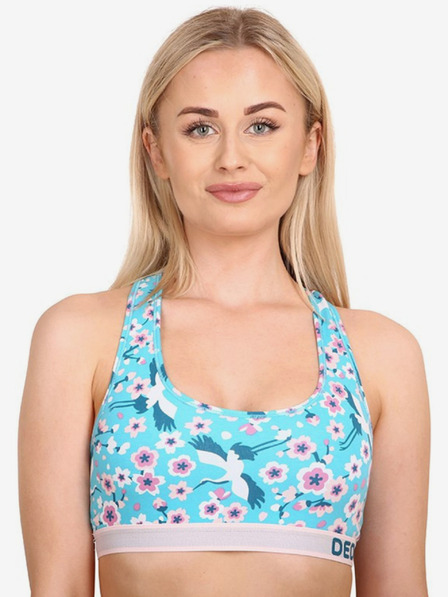 Dedoles Sutien sport vesel pentru femei albastru Dedoles Sakura și heron