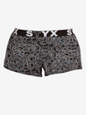 Styx Pantaloni scurți sport pentru femei Styx art rubber doodle