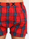 Styx Pantaloni scurți în carouri Styx albastru și roșu pentru bărbați