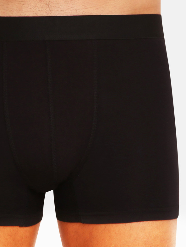 Nedeto Set de zece boxeri pentru bărbați în negru Nedeto