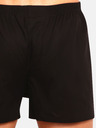 Nedeto Set de șapte pantaloni scurți pentru bărbați, negri Nedeto