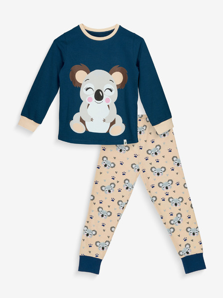 Dedoles Pijama pentru copii Dedoles koala fericit bej și albastru