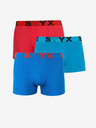 Styx Set de trei - boxeri bărbați Styx sport elastic multicolor