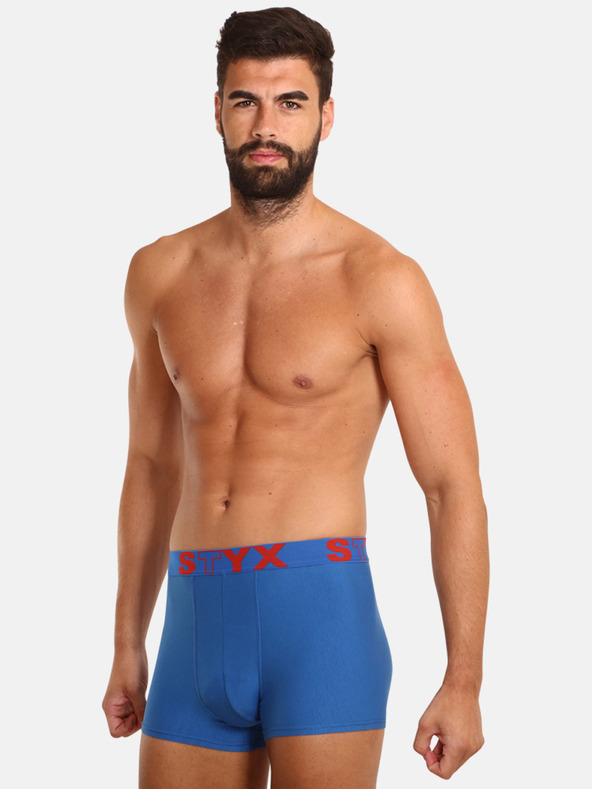 Styx Set de trei - boxeri bărbați Styx sport elastic multicolor