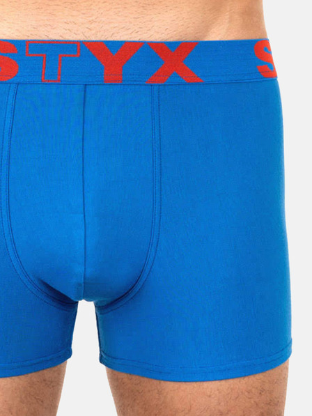 Styx Set de trei boxeri bărbați Styx în albastru și alb