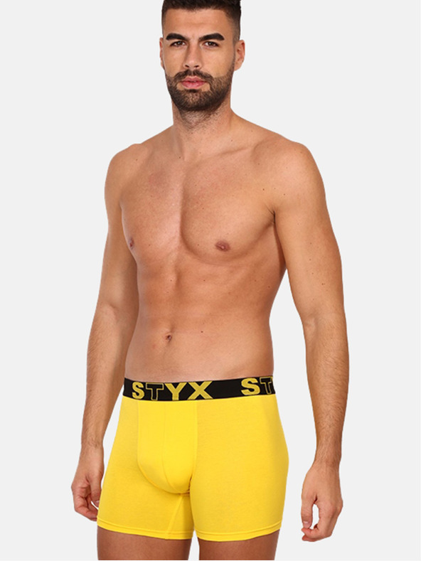 Styx Boxeri lungi galbeni Styx pentru bărbați