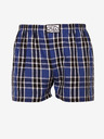Styx Pantaloni scurți în carouri negri și albaștri pentru bărbați Styx classic