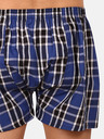 Styx Pantaloni scurți în carouri negri și albaștri pentru bărbați Styx classic