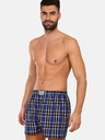 Styx Pantaloni scurți în carouri negri și albaștri pentru bărbați Styx classic