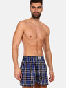 Styx Pantaloni scurți în carouri negri și albaștri pentru bărbați Styx classic