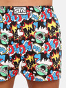 Styx Pantaloni scurți cu model turcoaz și negru pentru bărbați Styx art OMG