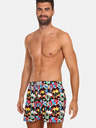 Styx Pantaloni scurți cu model turcoaz și negru pentru bărbați Styx art OMG
