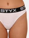 Styx Tanga albă pentru femei Styx
